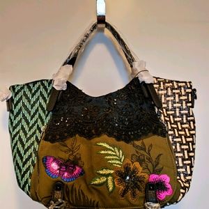 Desigual shoulder or crossbody boho bag